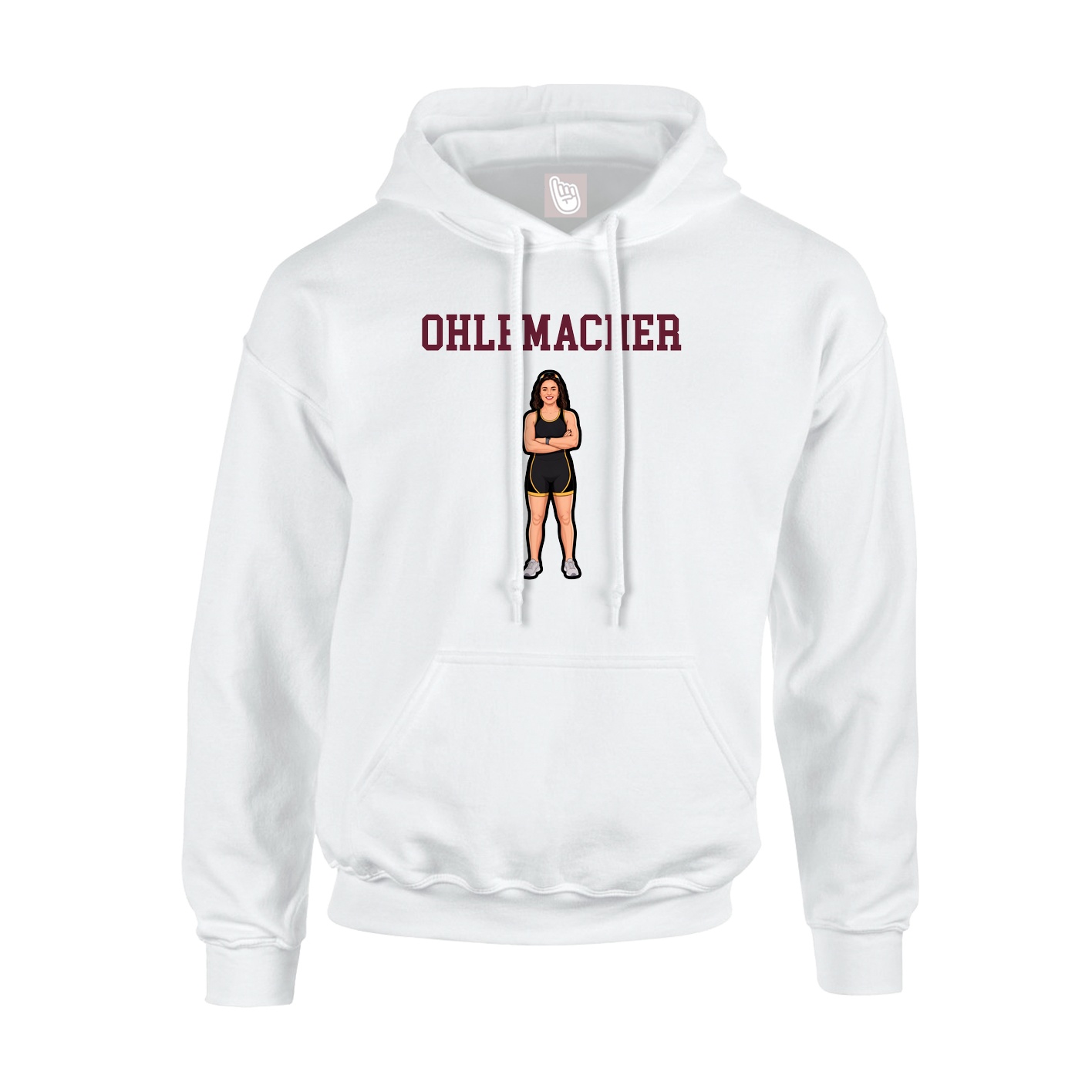 Youth Hoodie — Shirsey in White