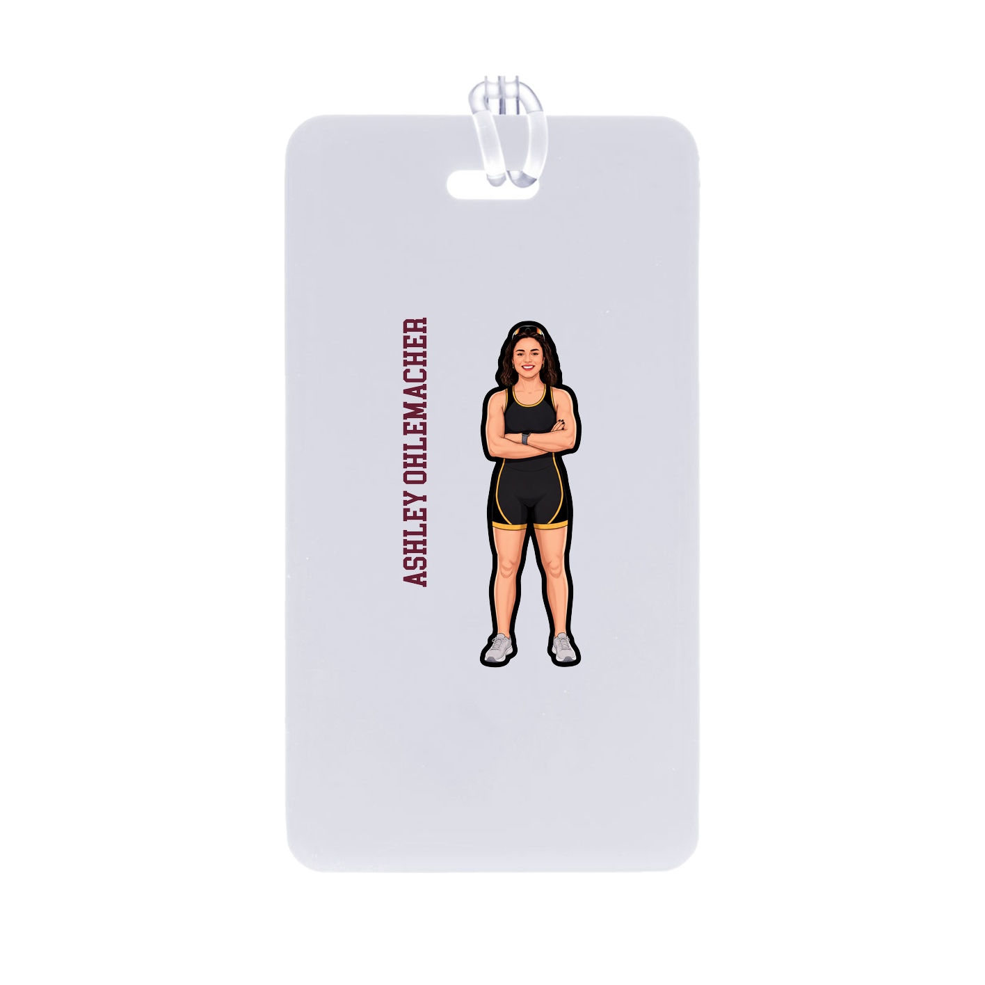 Bag Tag — Name Vertical in Classic