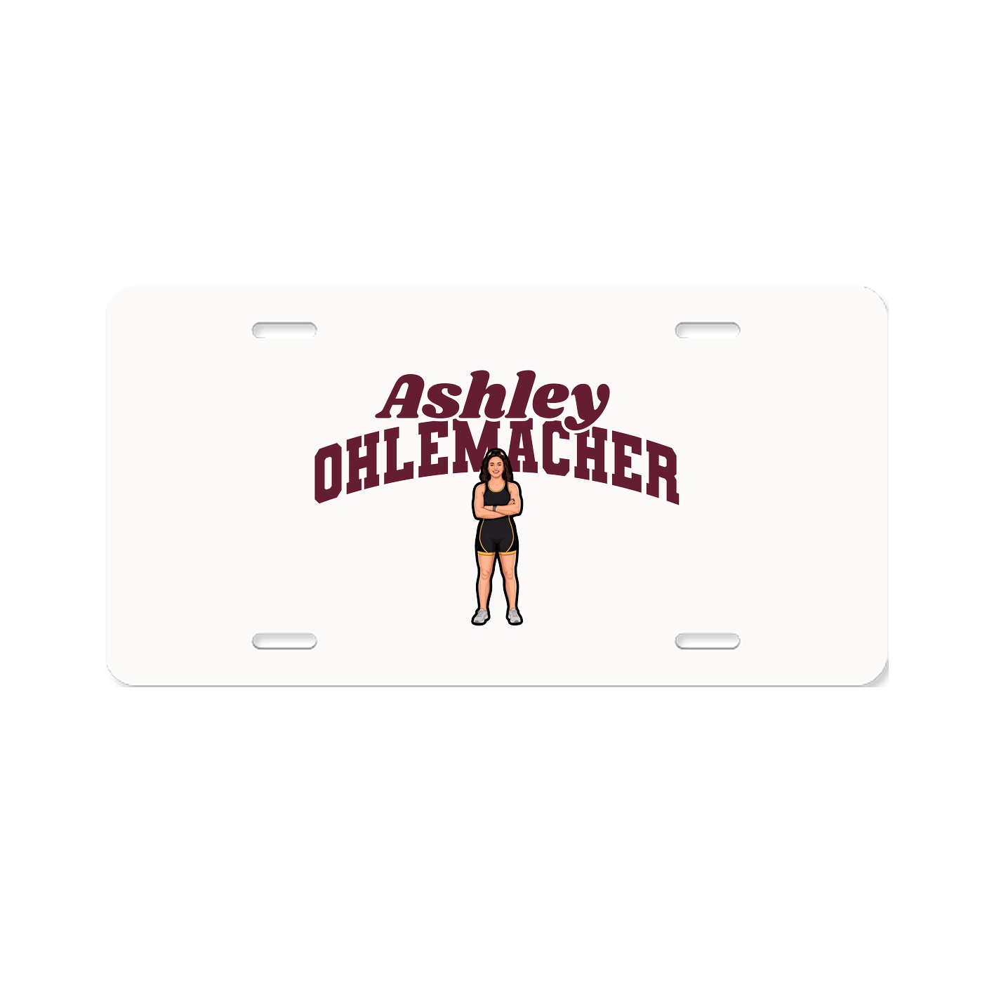 License Plate — Signature Arch in Classic