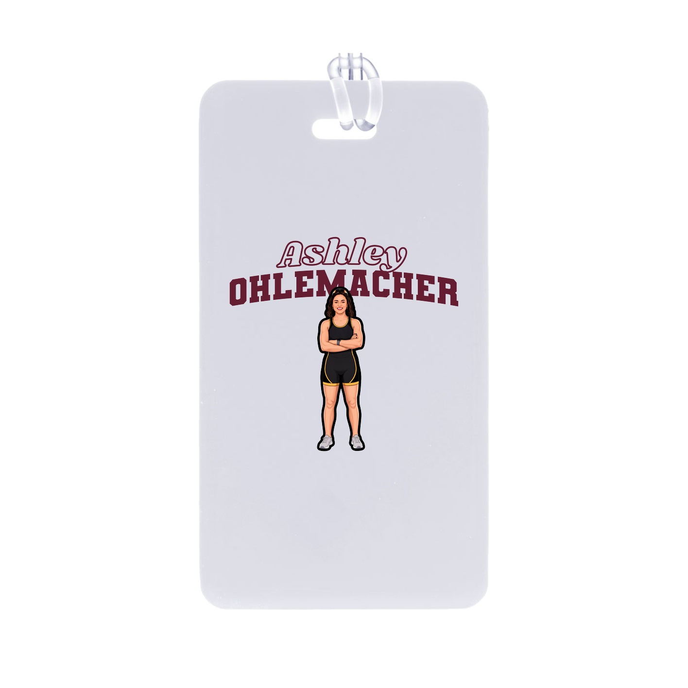 Bag Tag — Name Arch in Classic