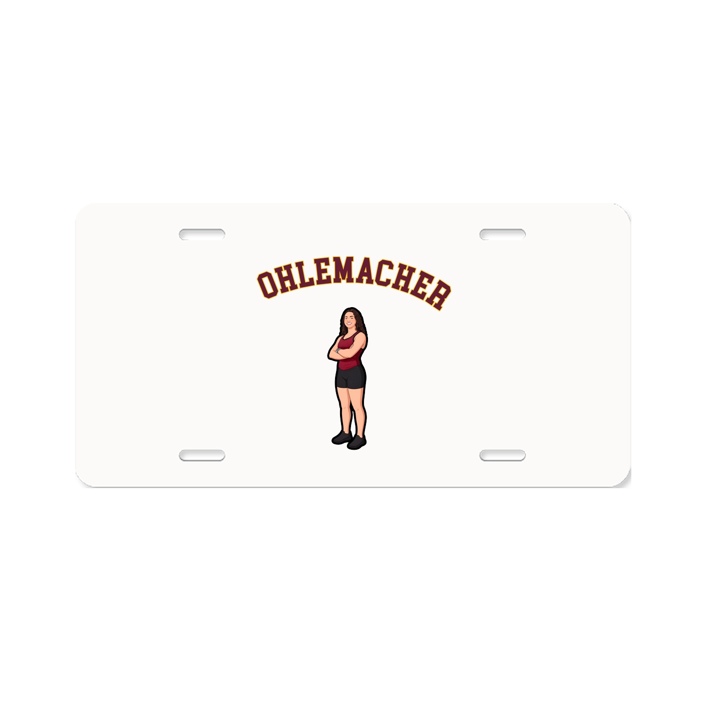 License Plate — Shirsey Arch in Classic
