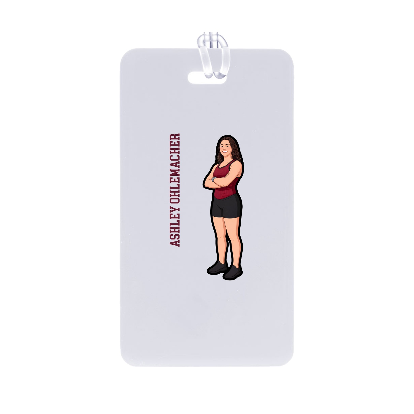 Bag Tag — Name Vertical in Classic