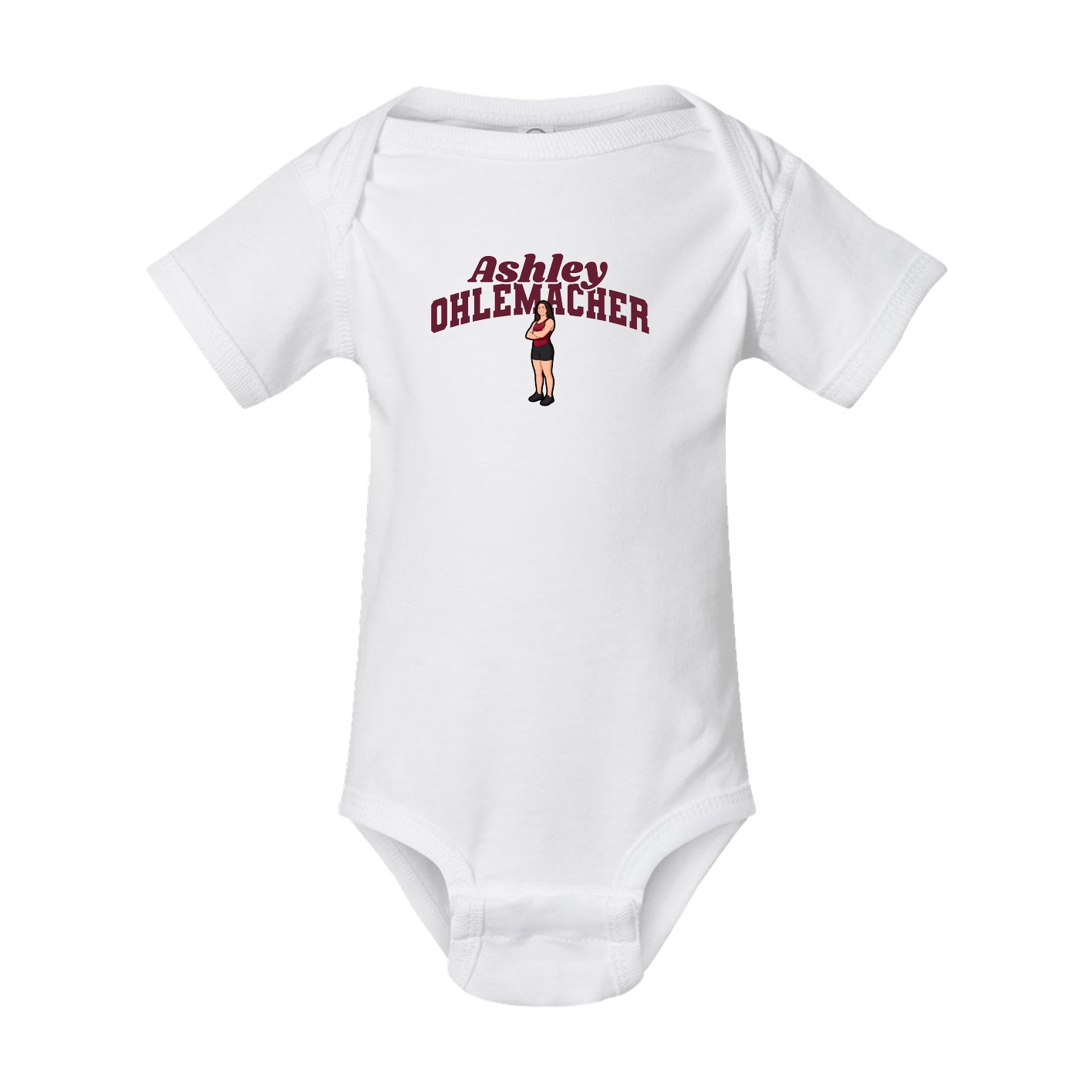 Baby Onesie — Signature Arch in White