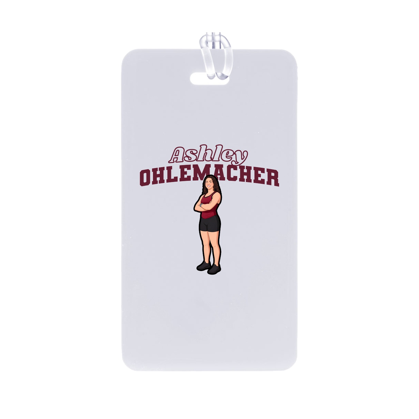 Bag Tag — Name Arch in Classic