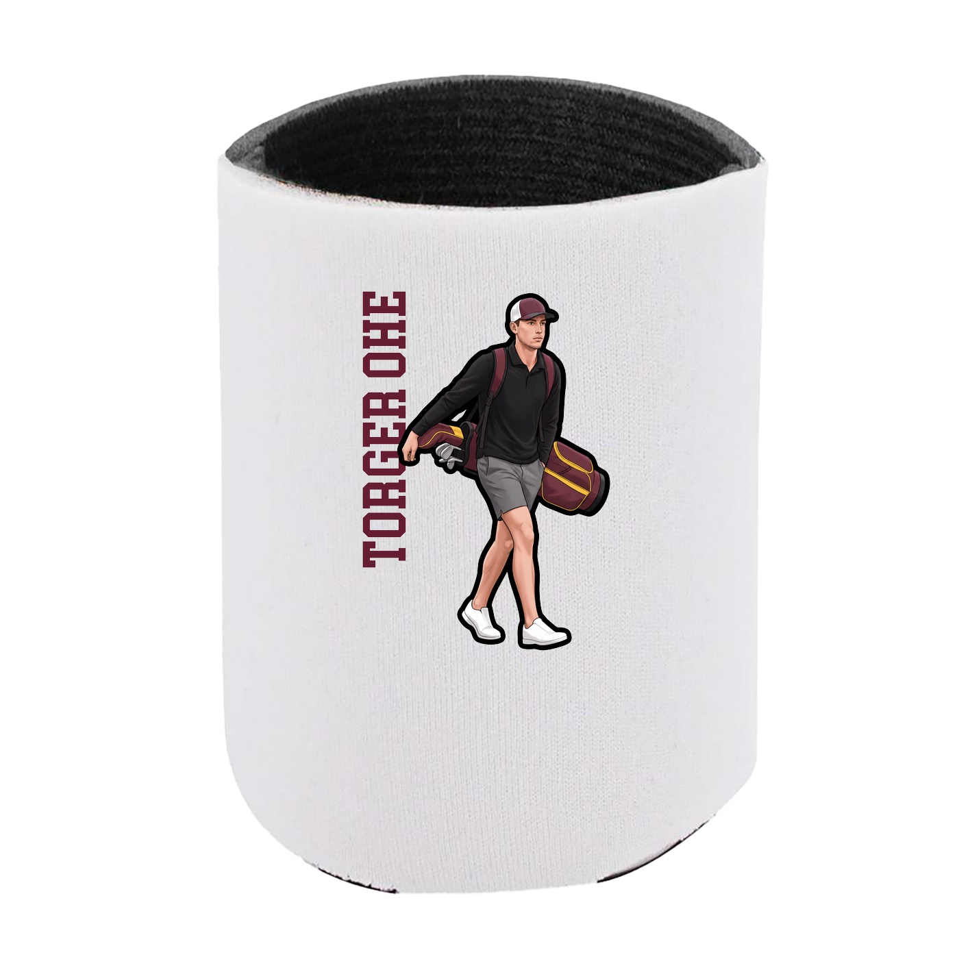 Can Holder — Name Vertical in White