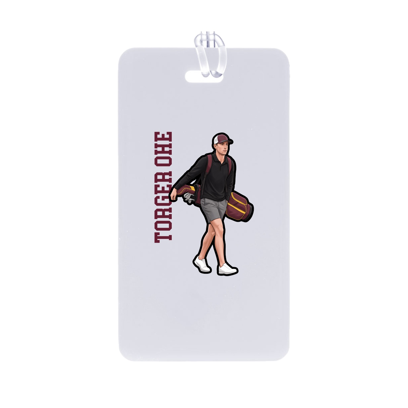 Bag Tag — Name Vertical in Classic