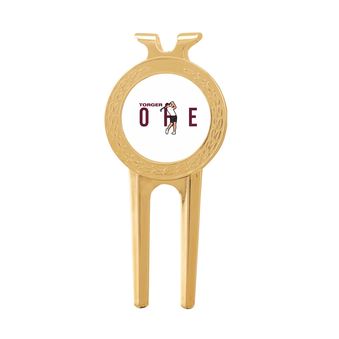Divot Tool with Ball Marker — Player Name in Classic