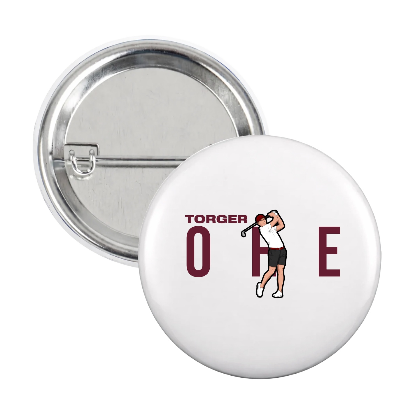 Game Day Button — Player Name in White