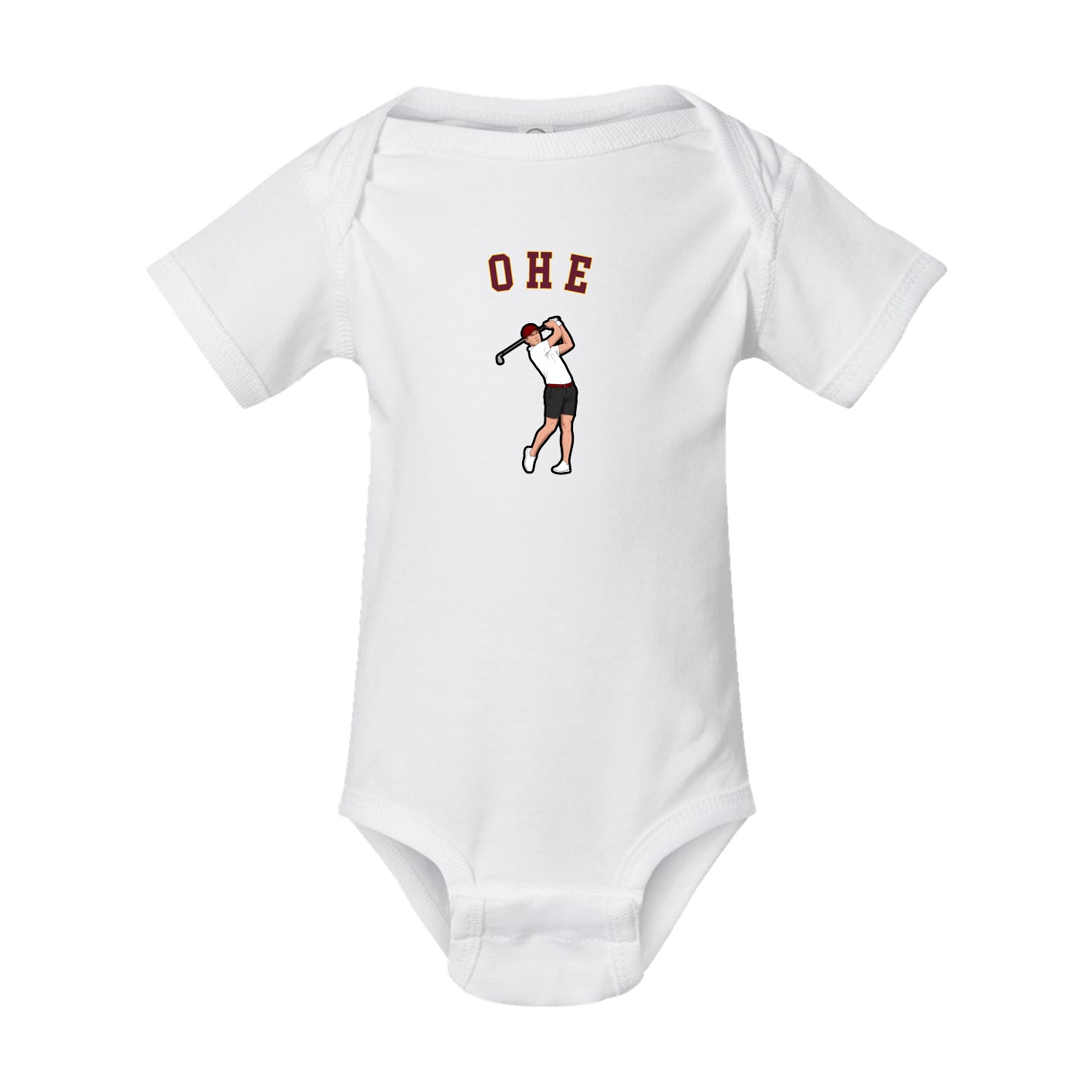 Baby Onesie — Shirsey Arch in White