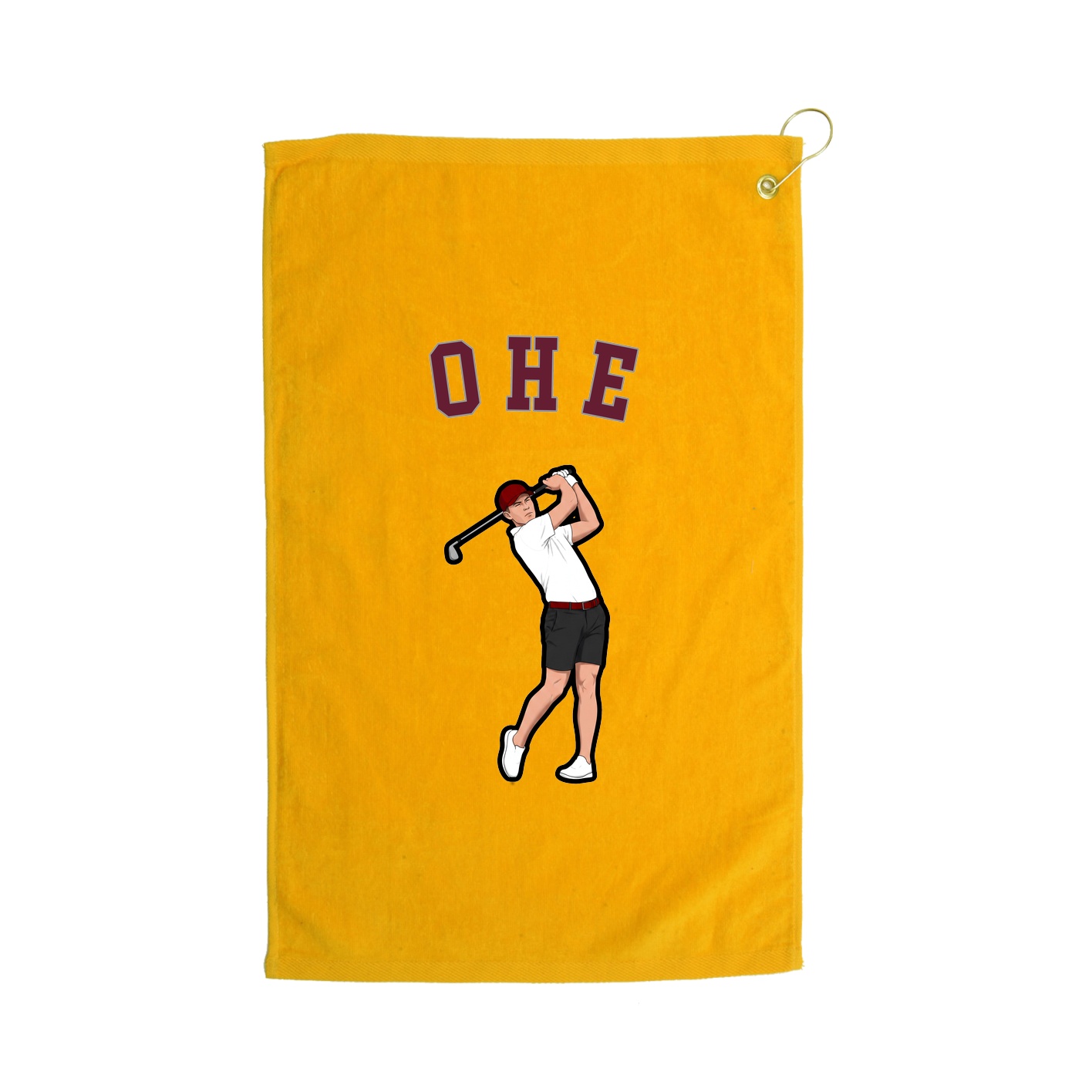Golf Towel — Shirsey Arch in Gold