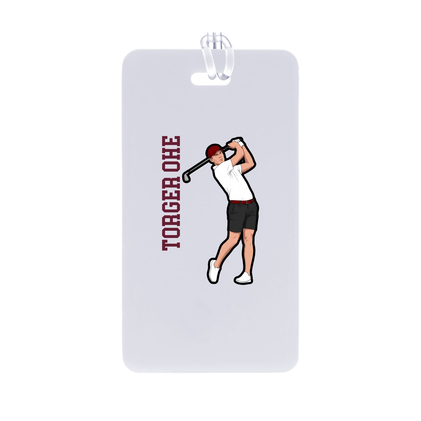 Bag Tag — Name Vertical in Classic