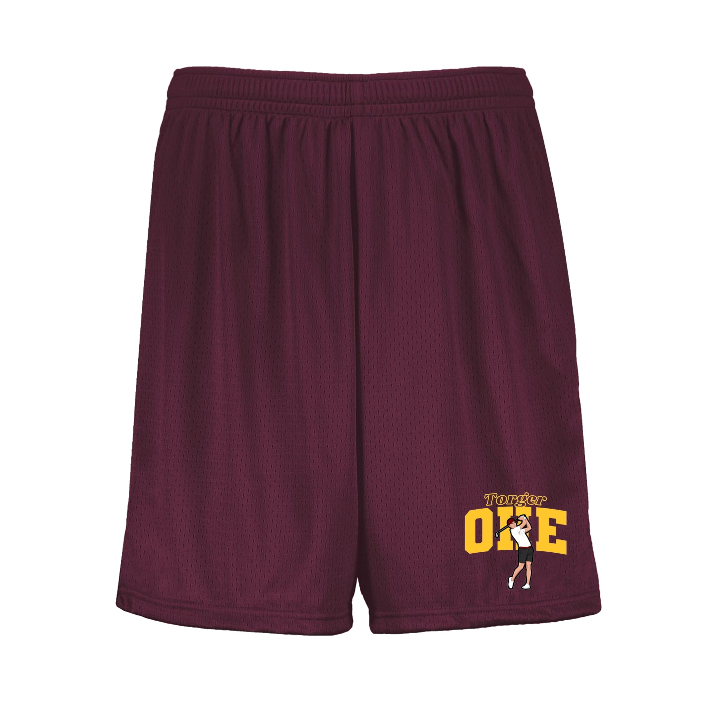 Shorts — Name Arch in Maroon