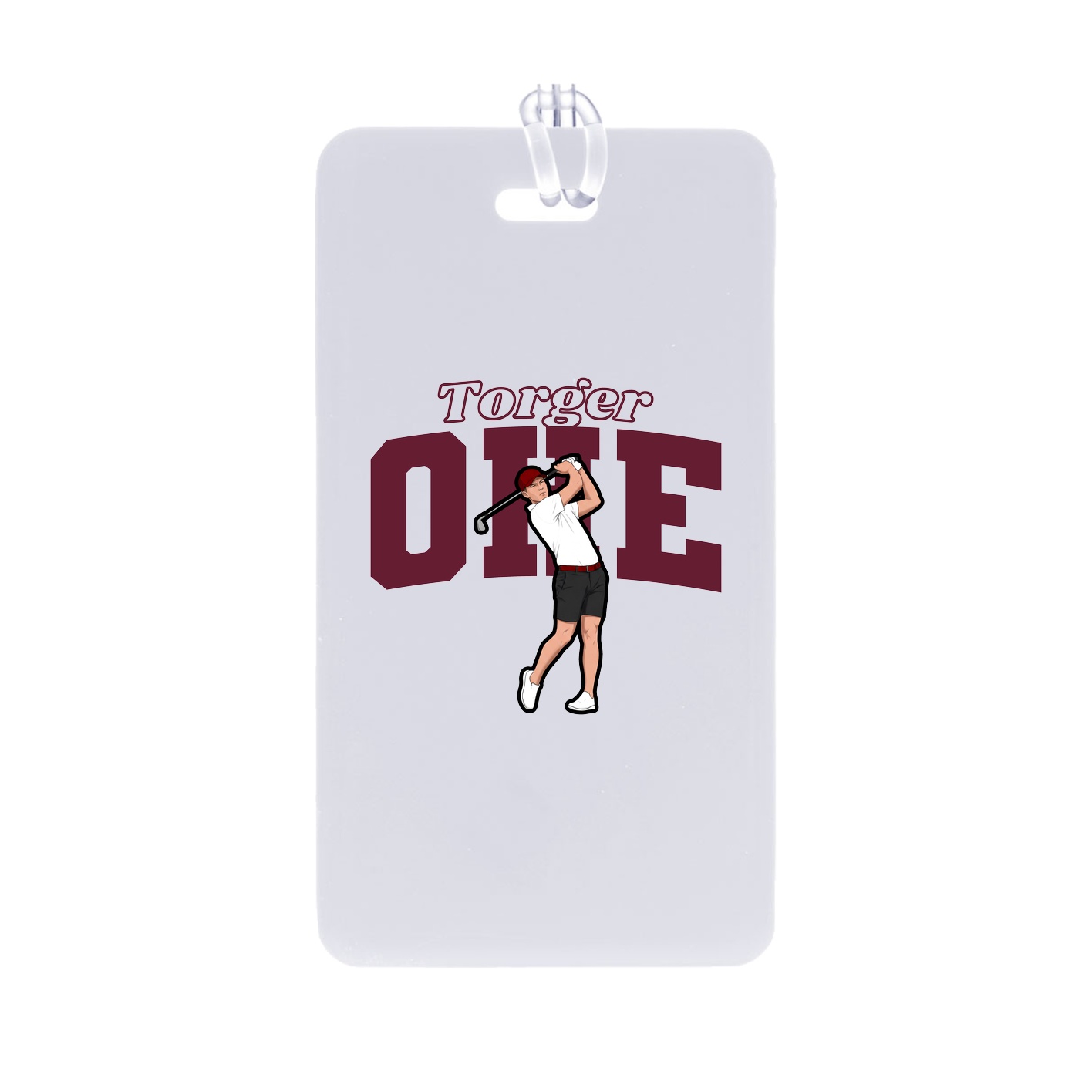 Bag Tag — Name Arch in Classic
