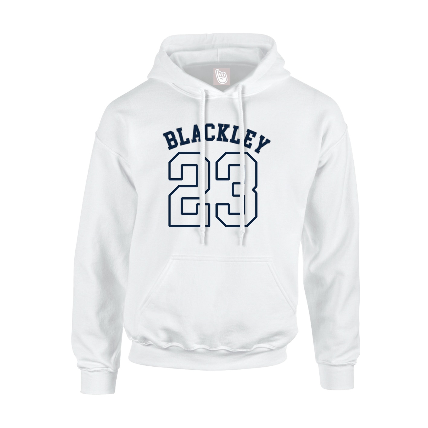 Hoodie — Shirsey Arch in White