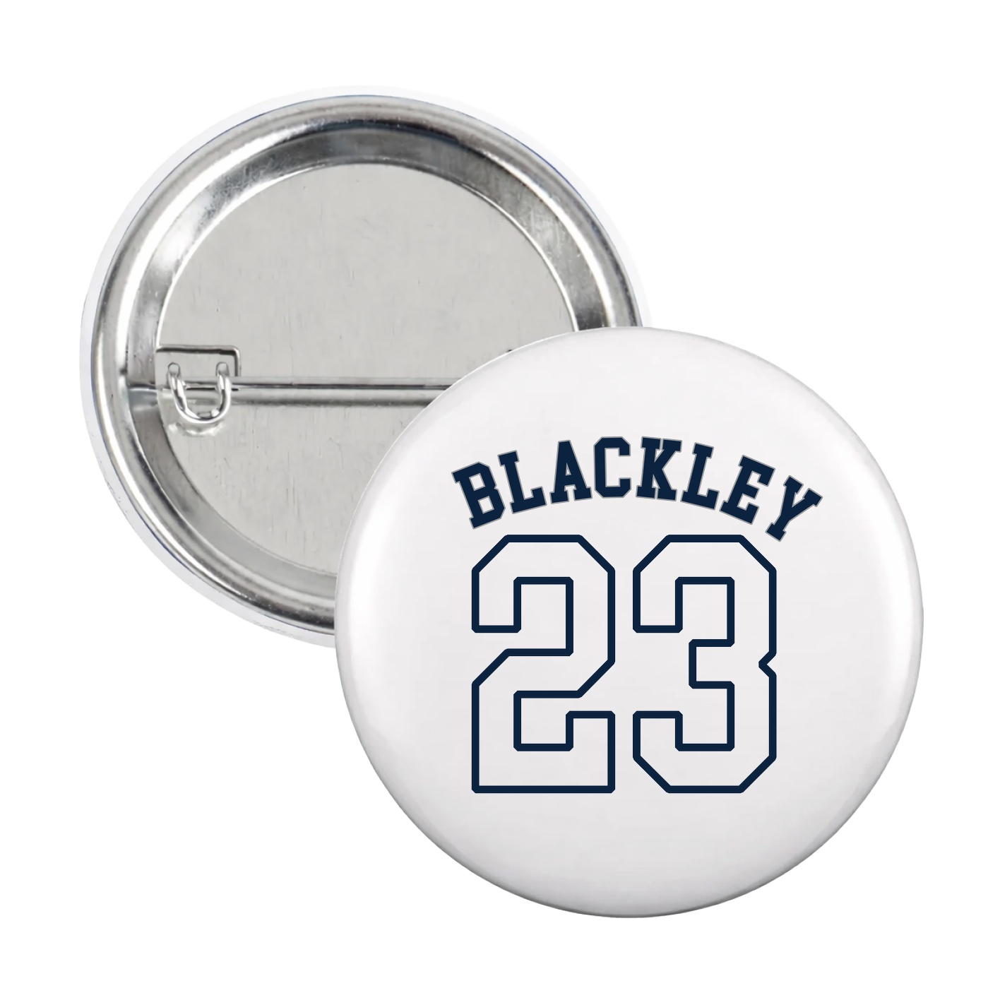 Game Day Button — Shirsey Arch in White