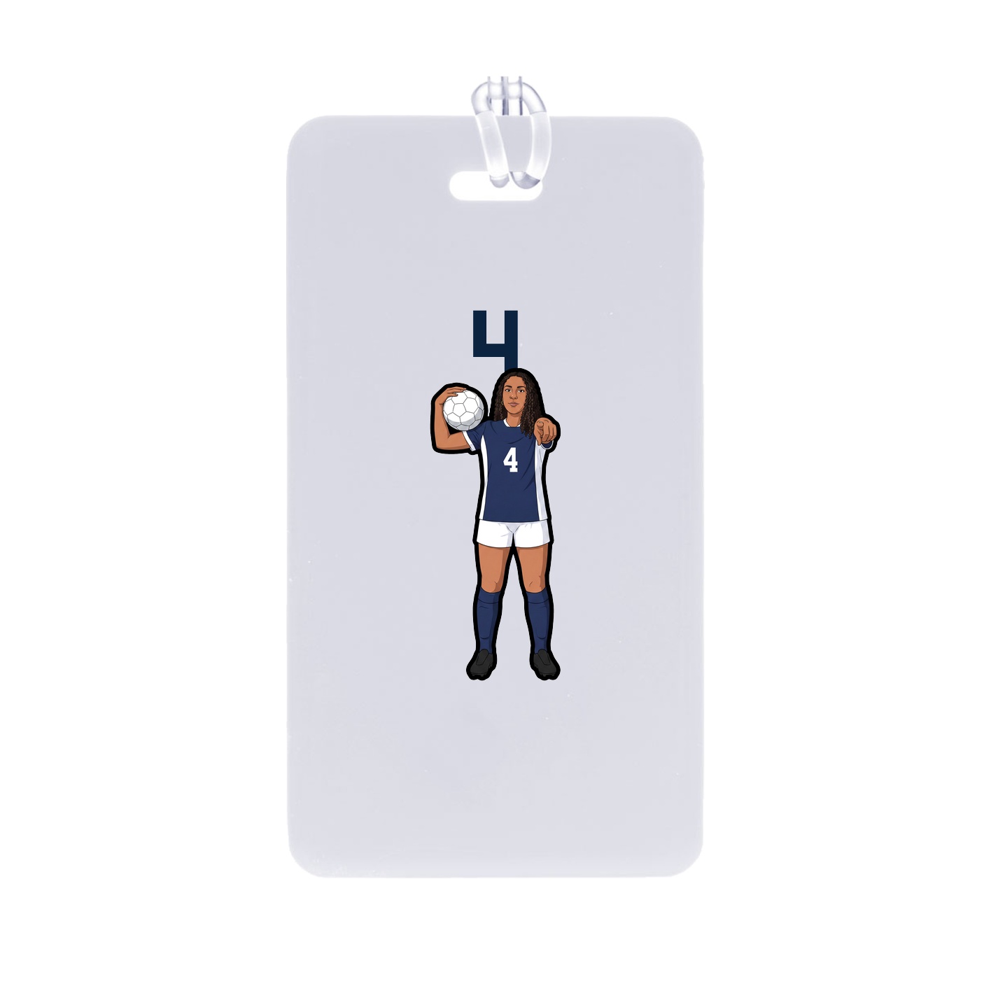 Bag Tag — Number Top in Classic