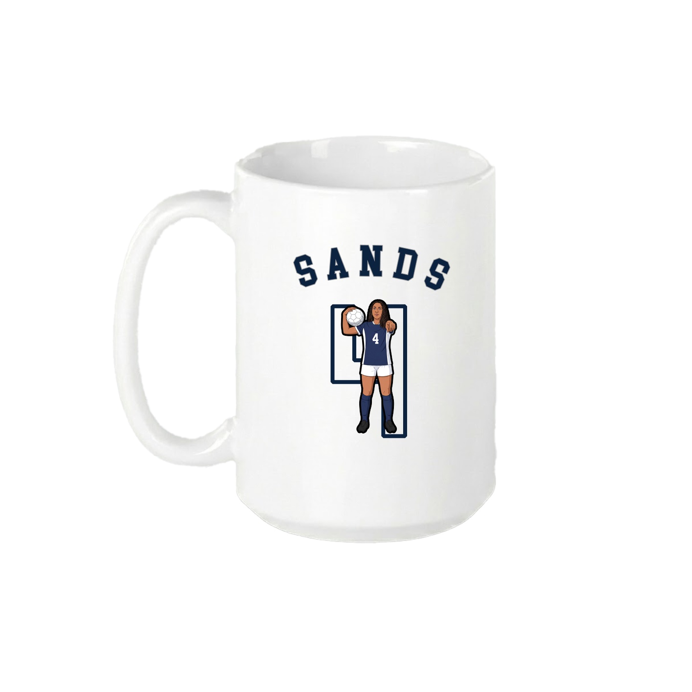 15oz Coffee Mug — Shirsey Arch in White