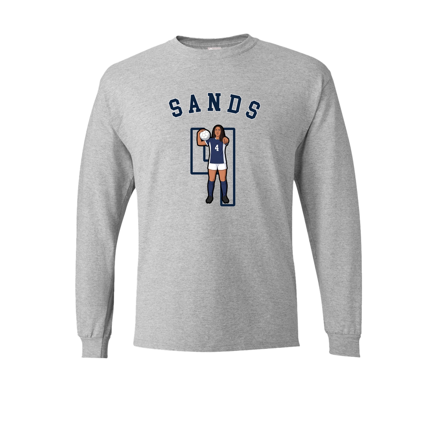 Long Sleeve Tee — Shirsey Arch in Grey