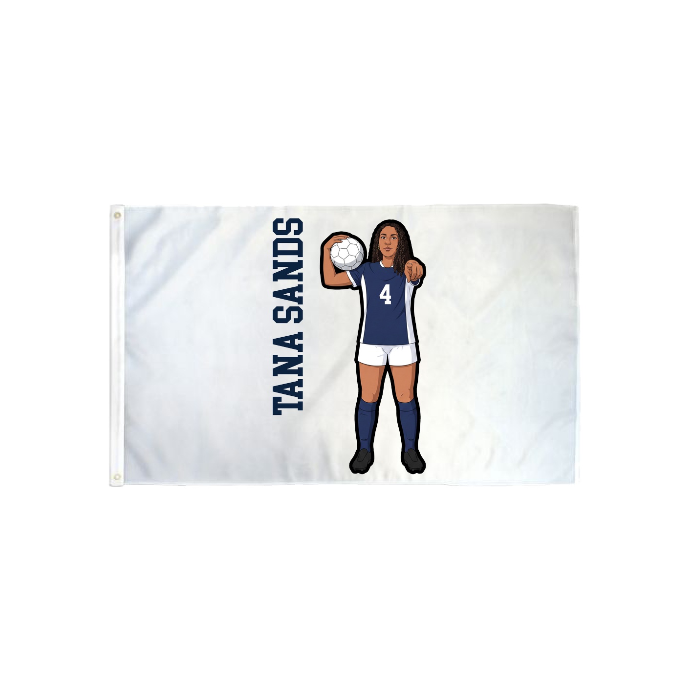 3x5 Flag — Name Vertical in Classic