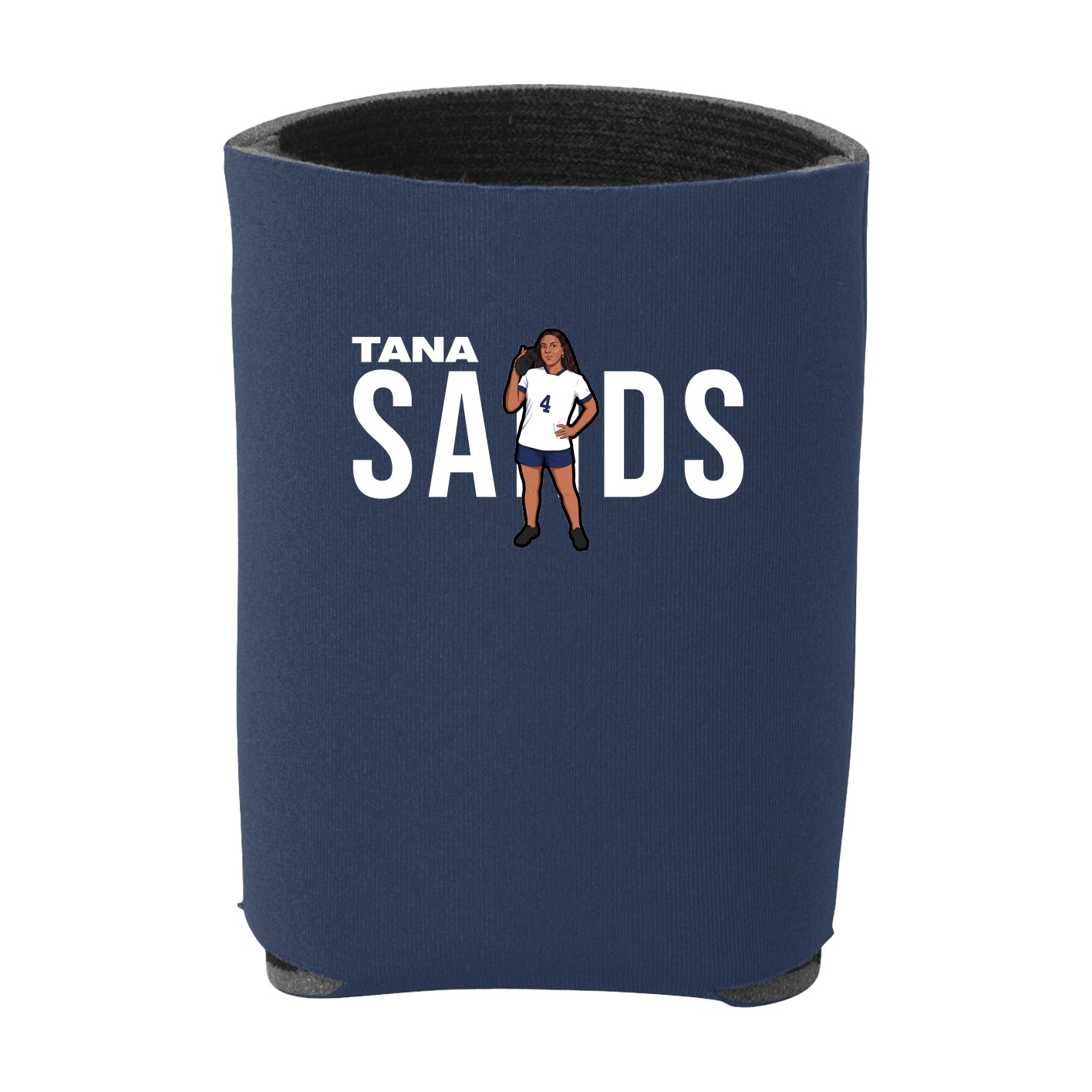 Can Holder — Player Name in Navy