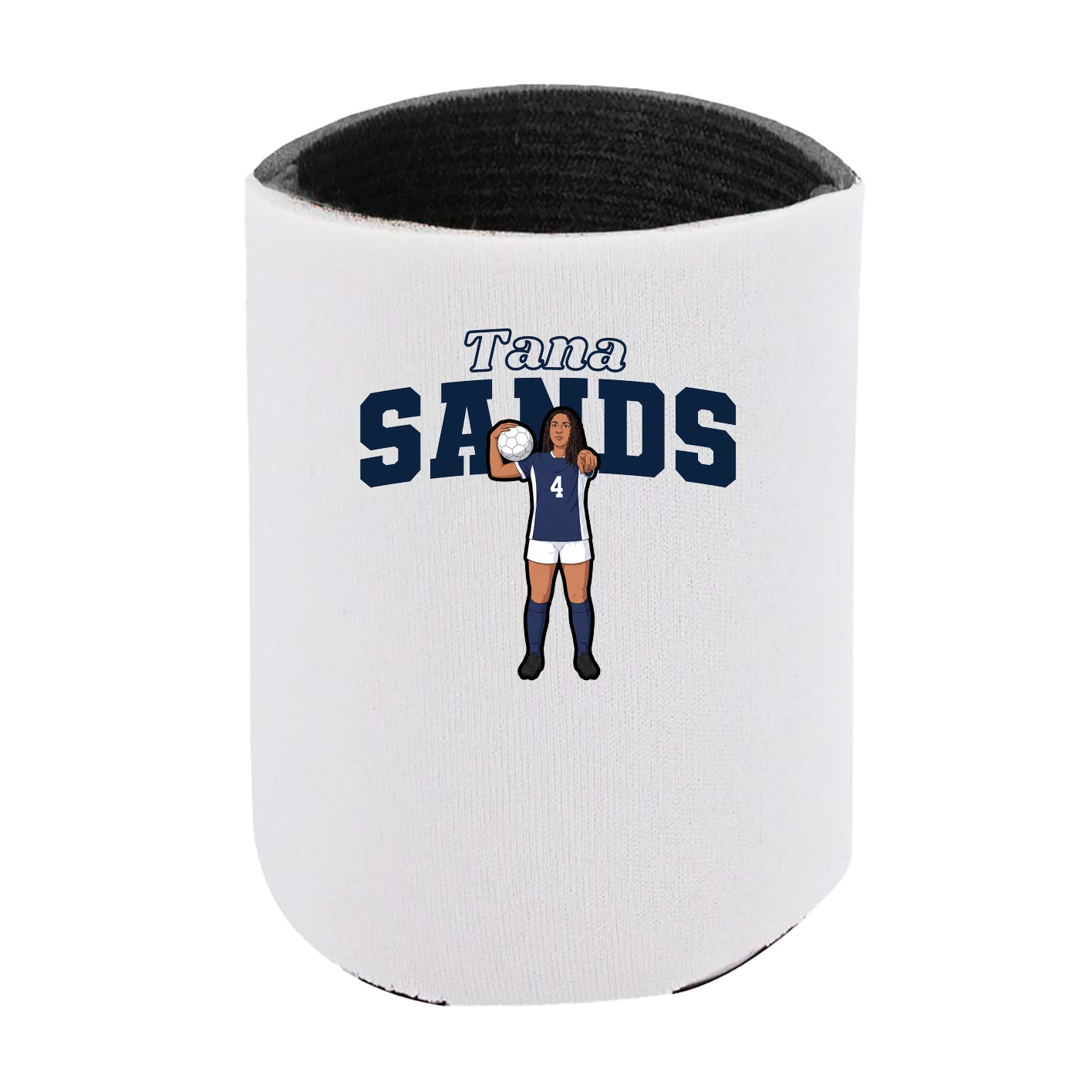 Can Holder — Name Arch in White