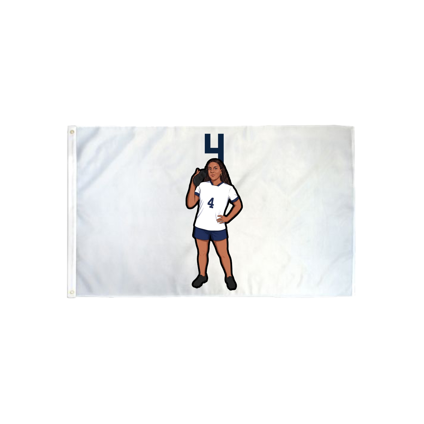 3x5 Flag — Number Top in Classic