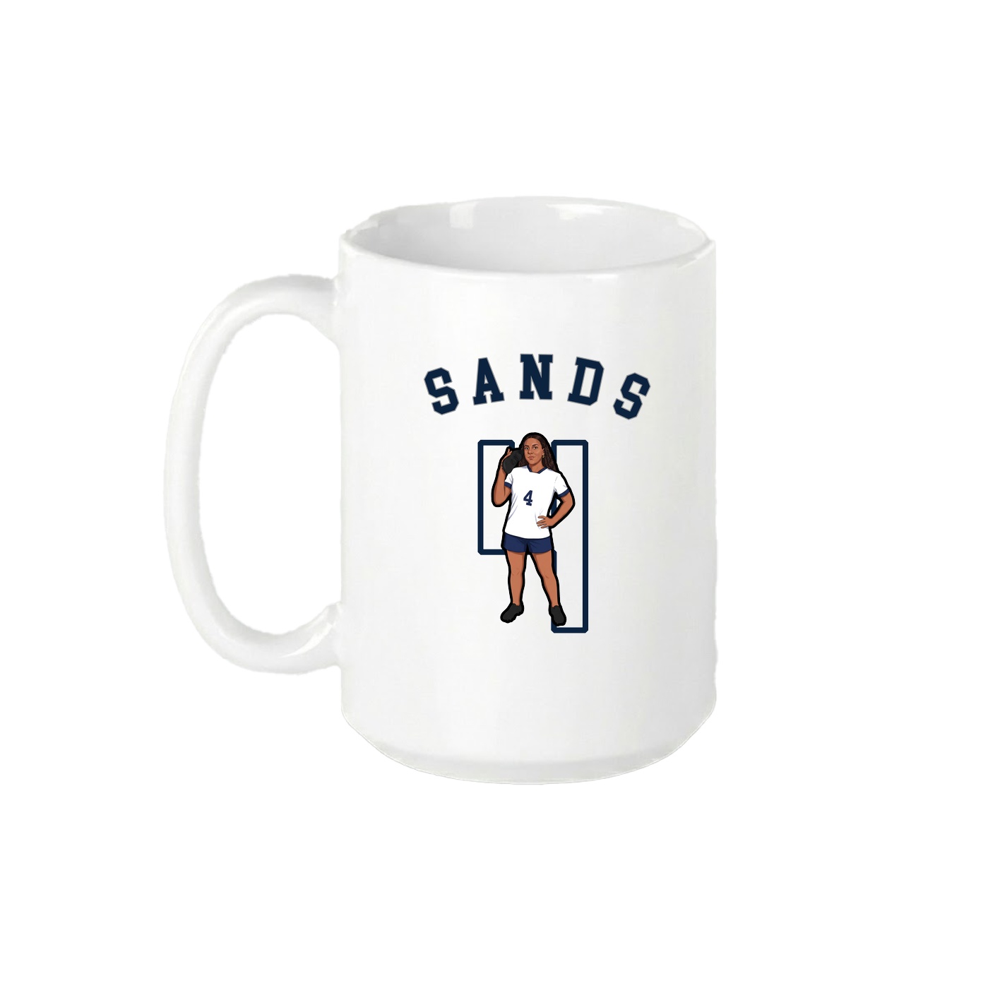 15oz Coffee Mug — Shirsey Arch in White