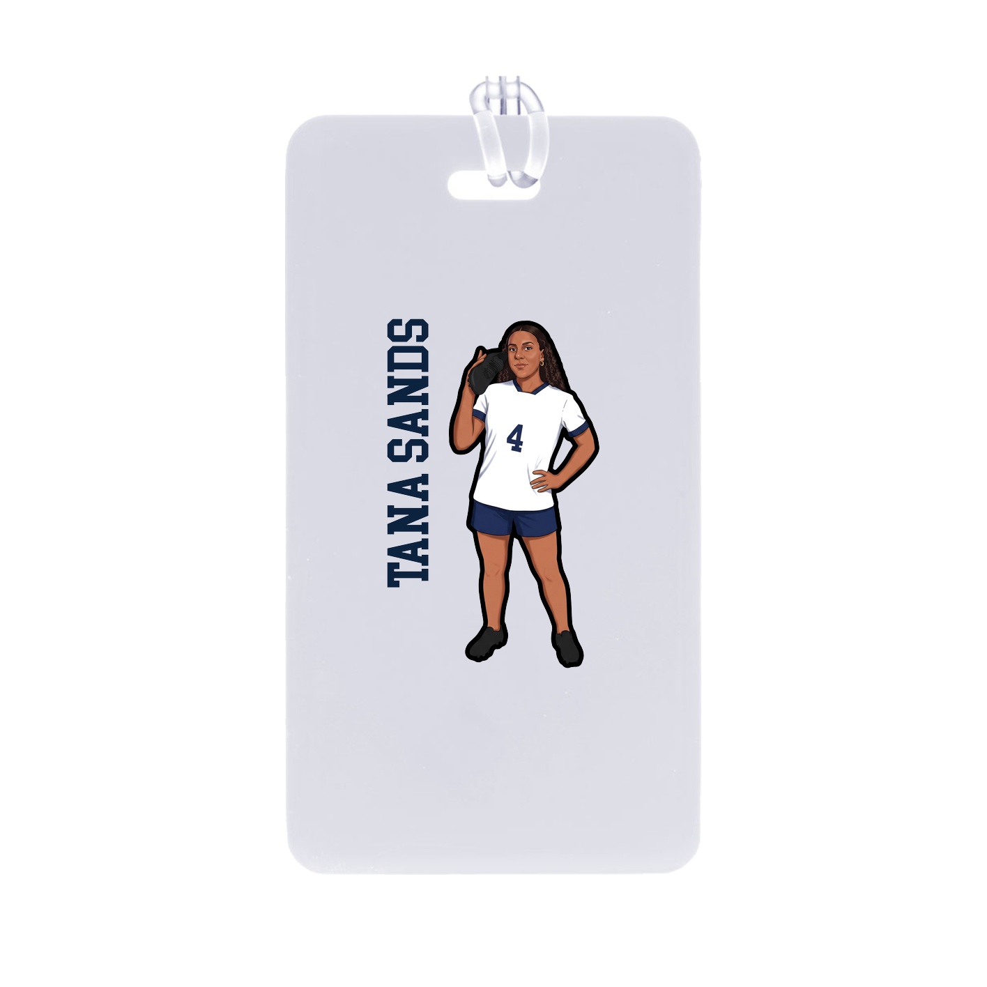 Bag Tag — Name Vertical in Classic