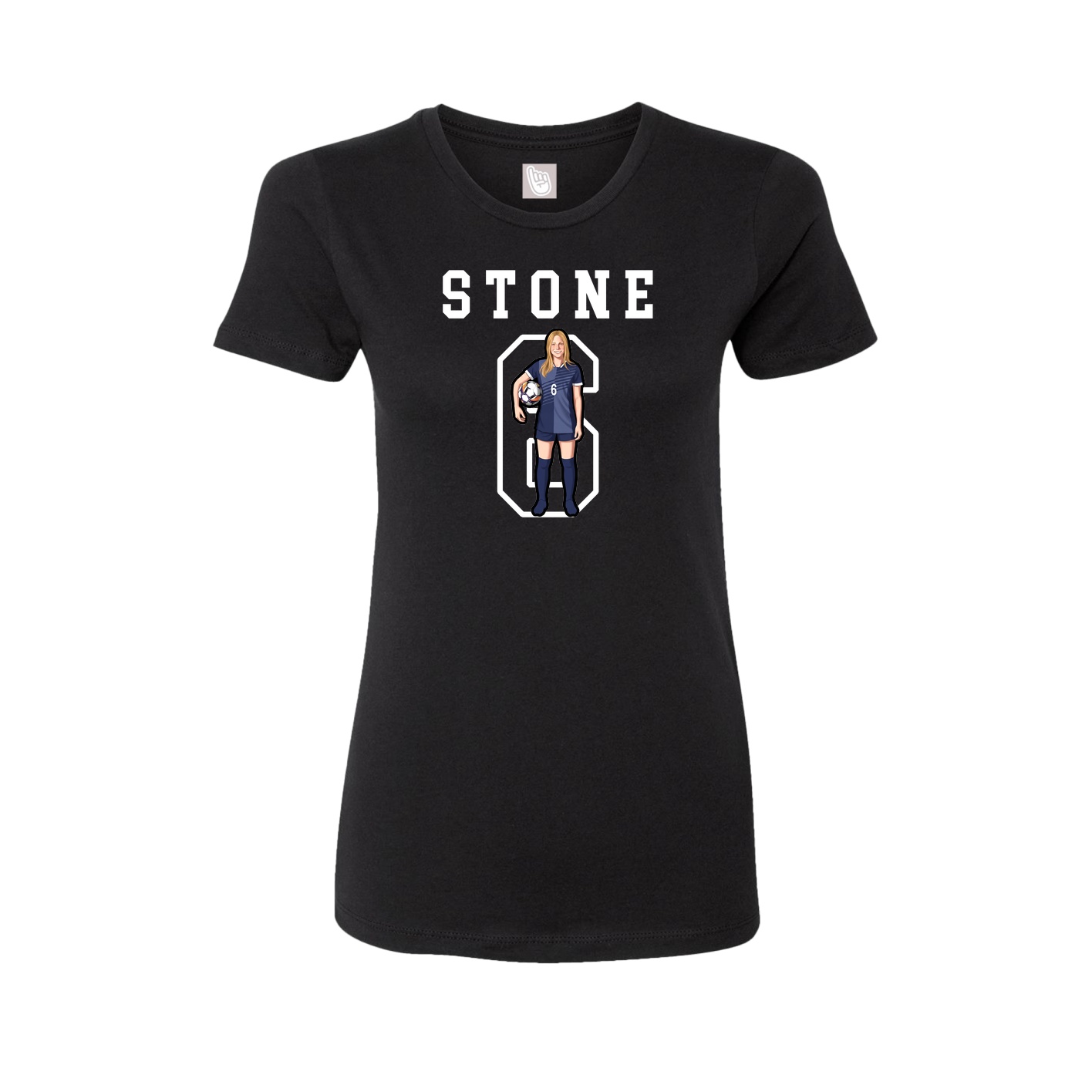 Fitted Women's Tee — Shirsey in Black