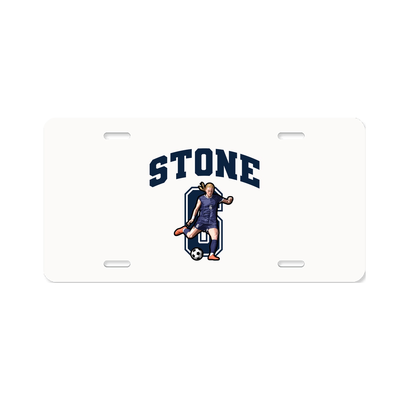 License Plate — Number in Classic