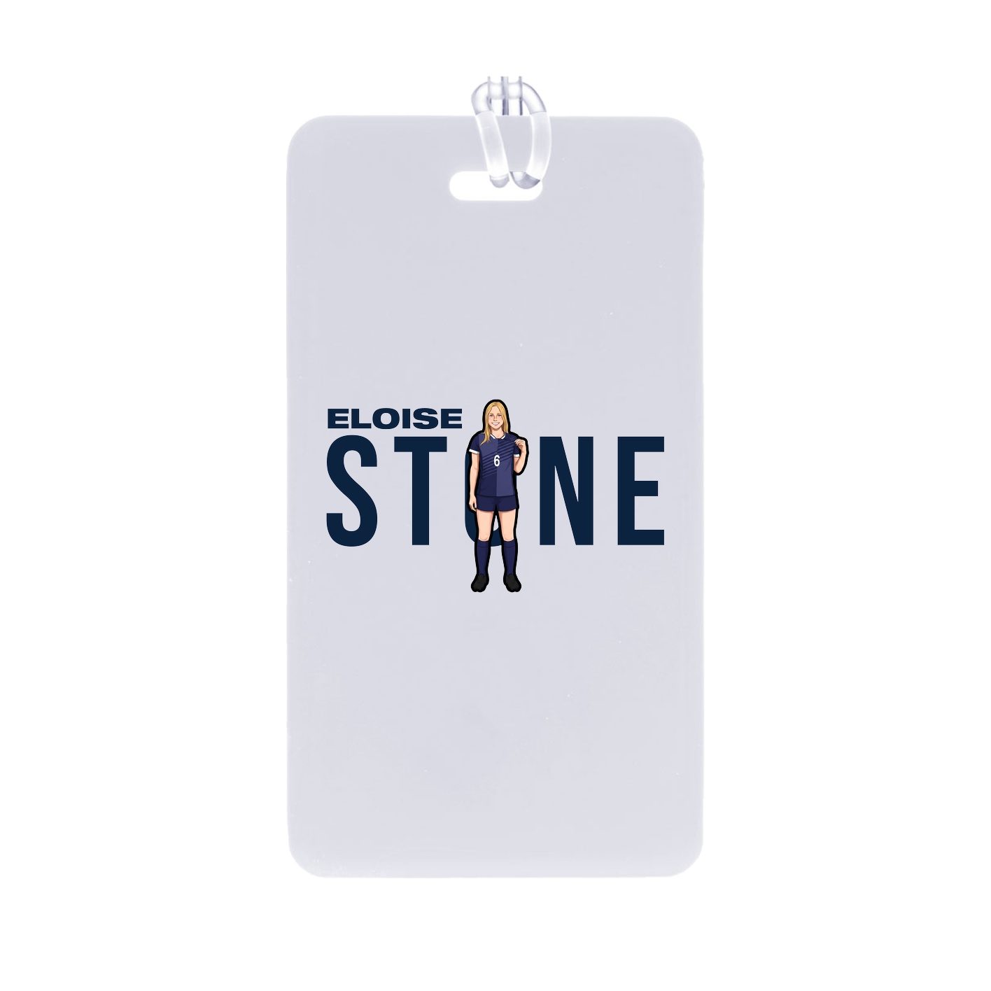 Bag Tag — Player Name in Classic