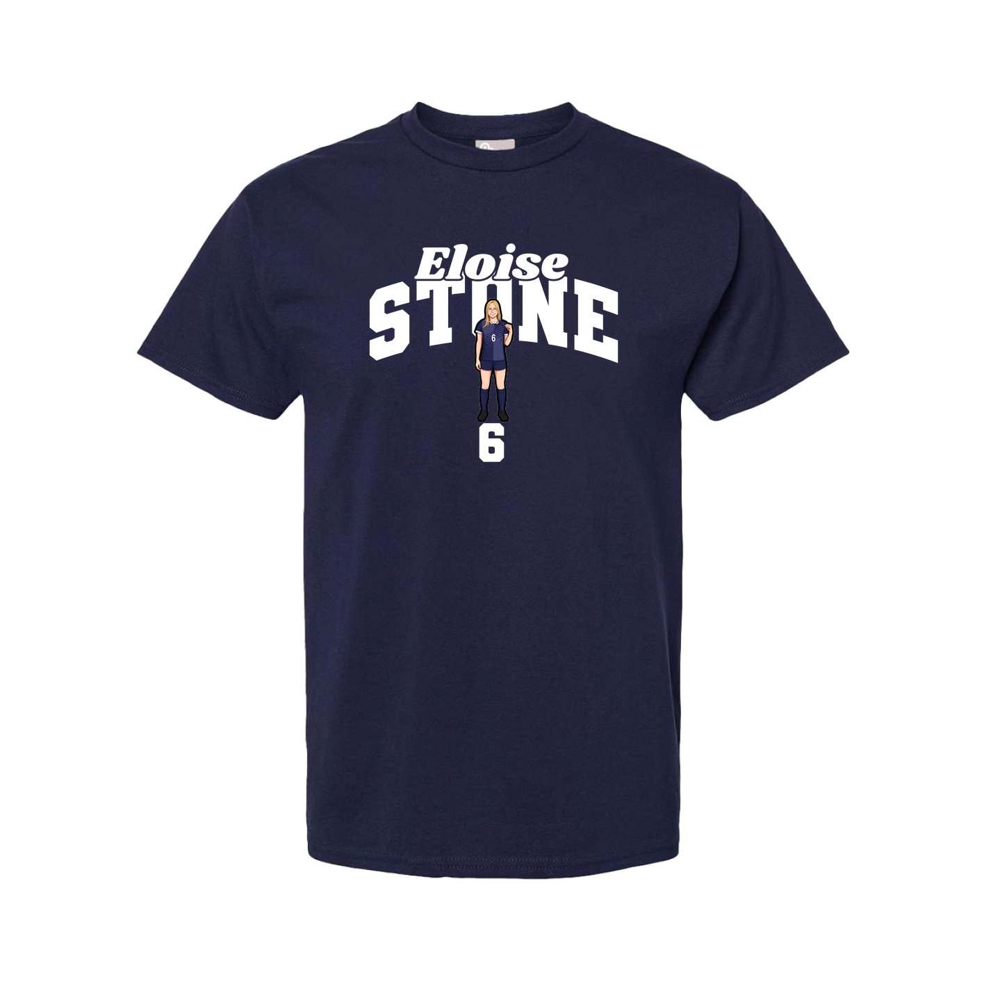 Youth Tee — Signature Arch in Navy