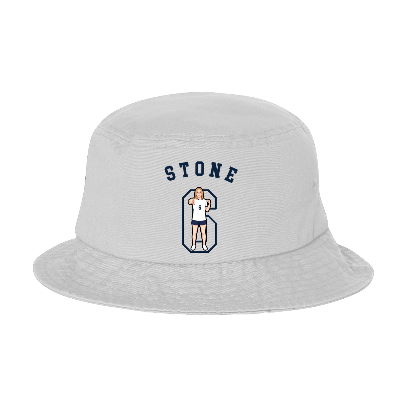 Bucket Cap — Shirsey Arch in White
