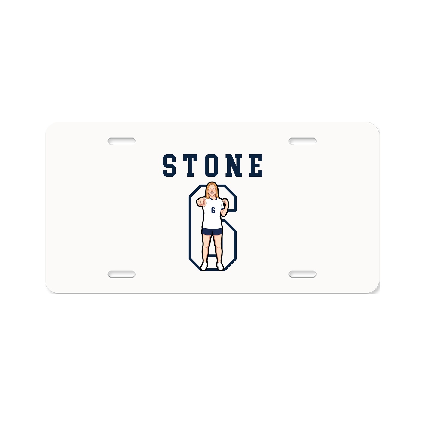 License Plate — Shirsey in Classic
