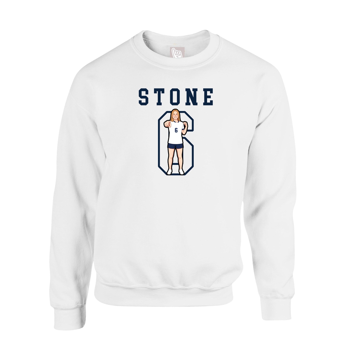 Fleece Crew — Shirsey in White