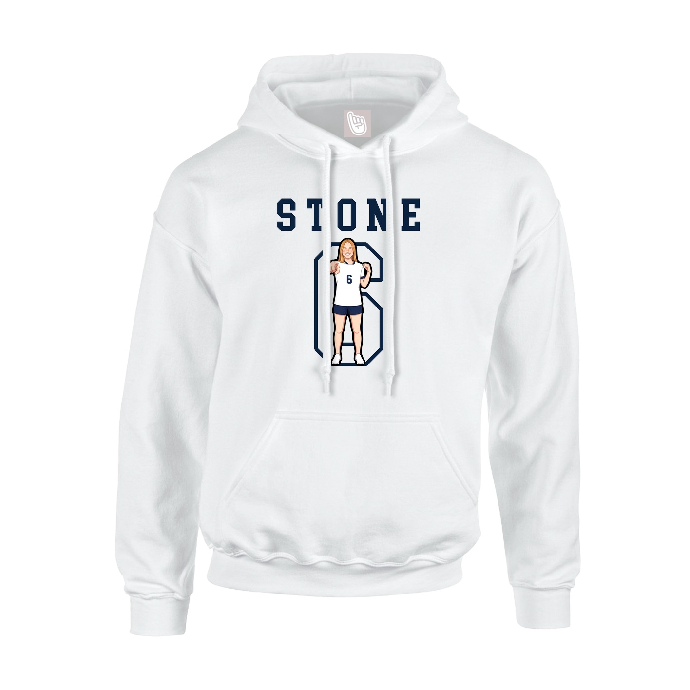 Youth Hoodie — Shirsey in White