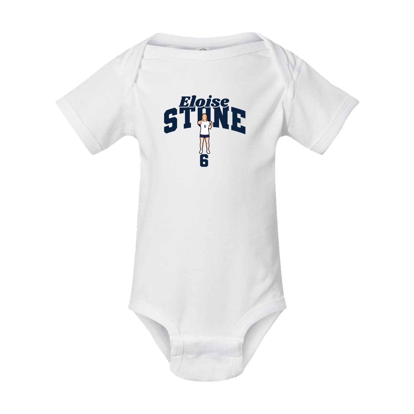 Baby Onesie — Signature Arch in White