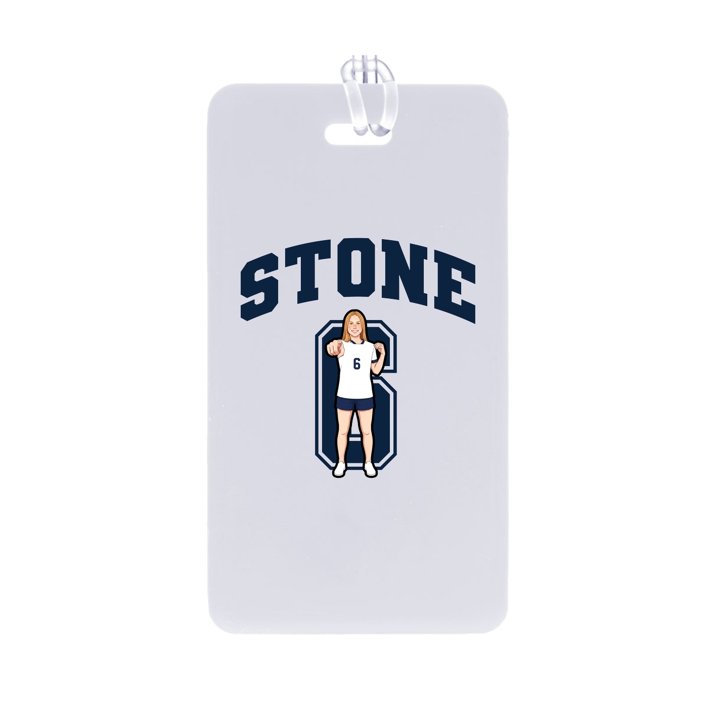 Bag Tag — Number in Classic