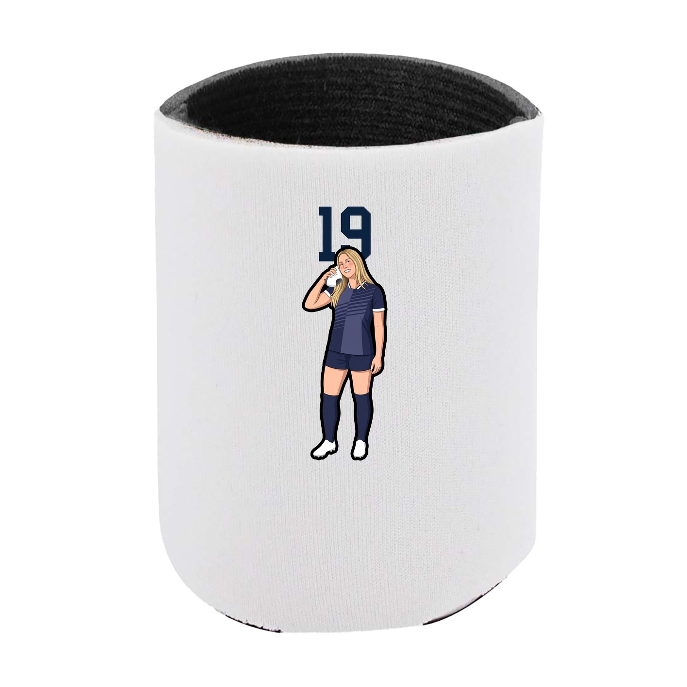 Can Holder — Number Top in White
