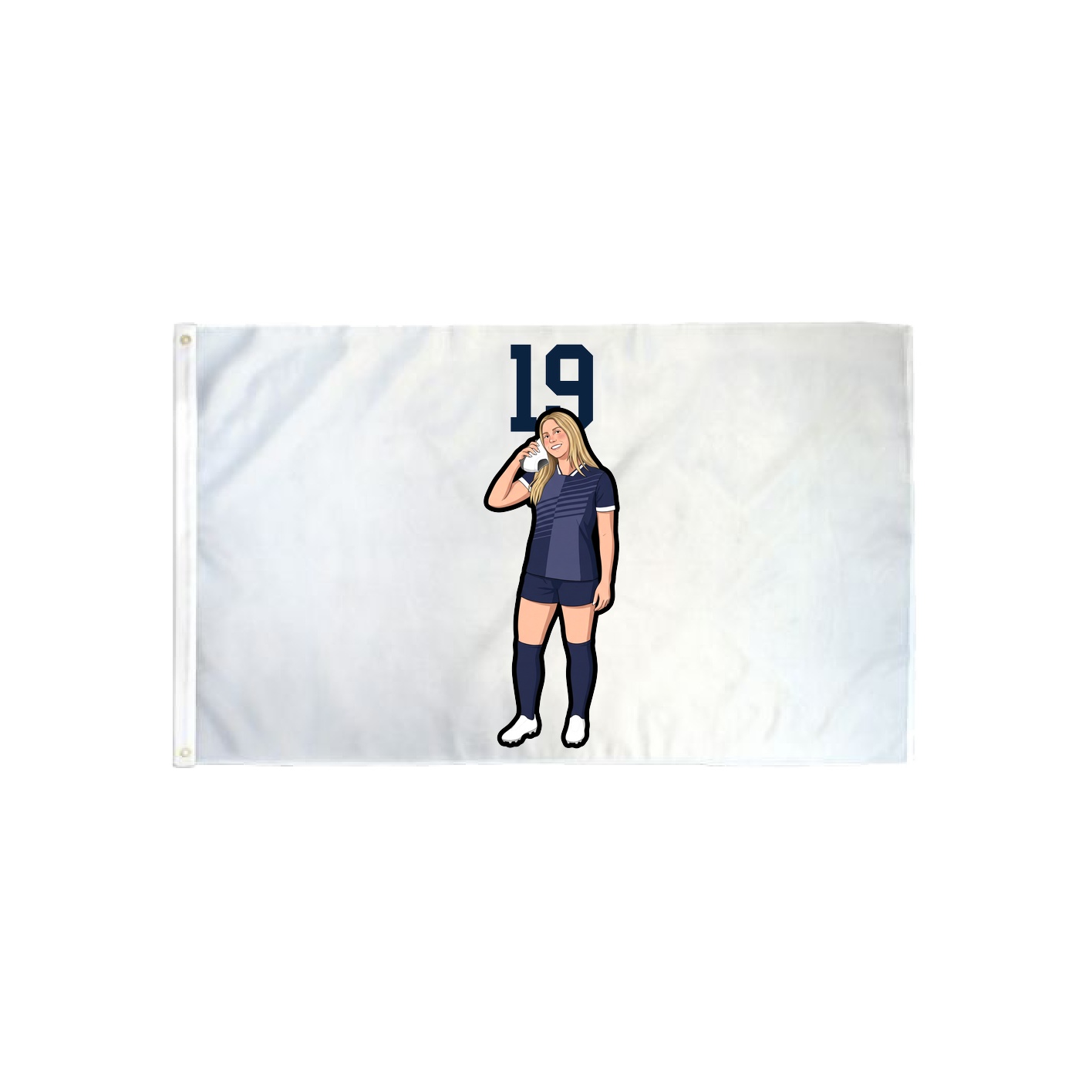 3x5 Flag — Number Top in Classic