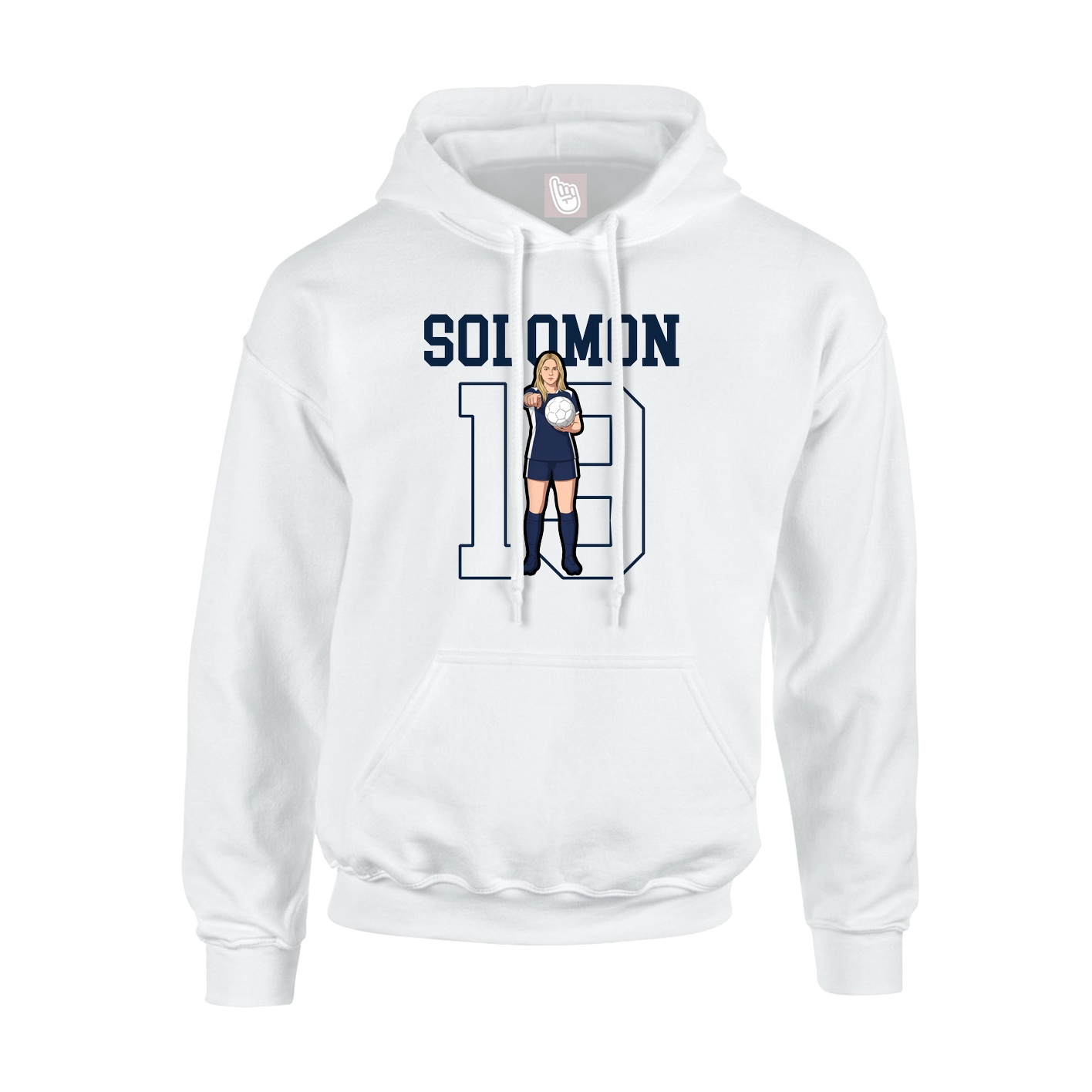 Hoodie — Shirsey in White