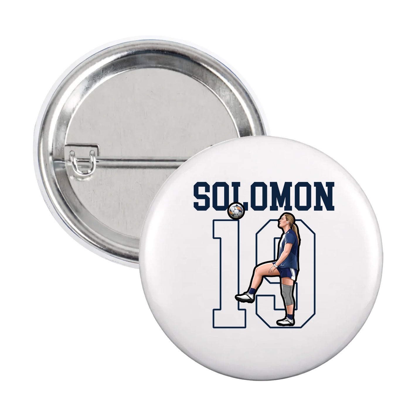 Game Day Button — Shirsey in White