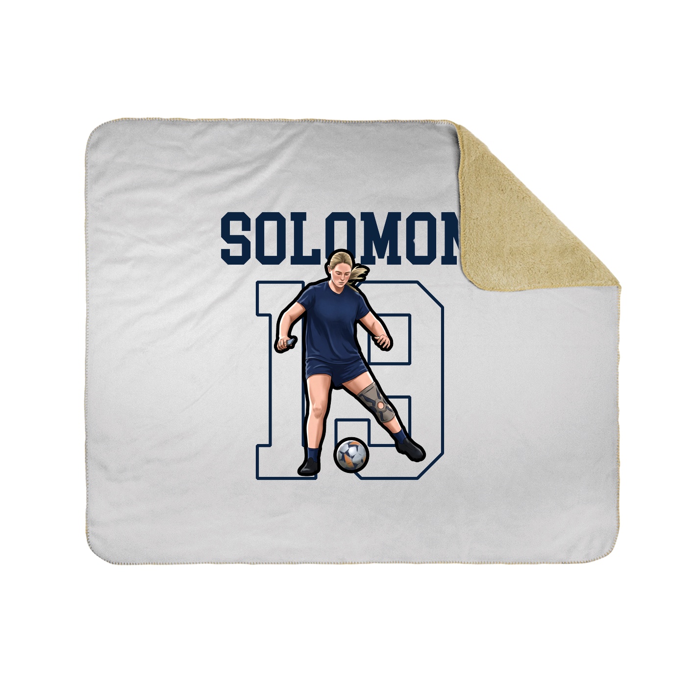 Throw Blanket — Shirsey in White