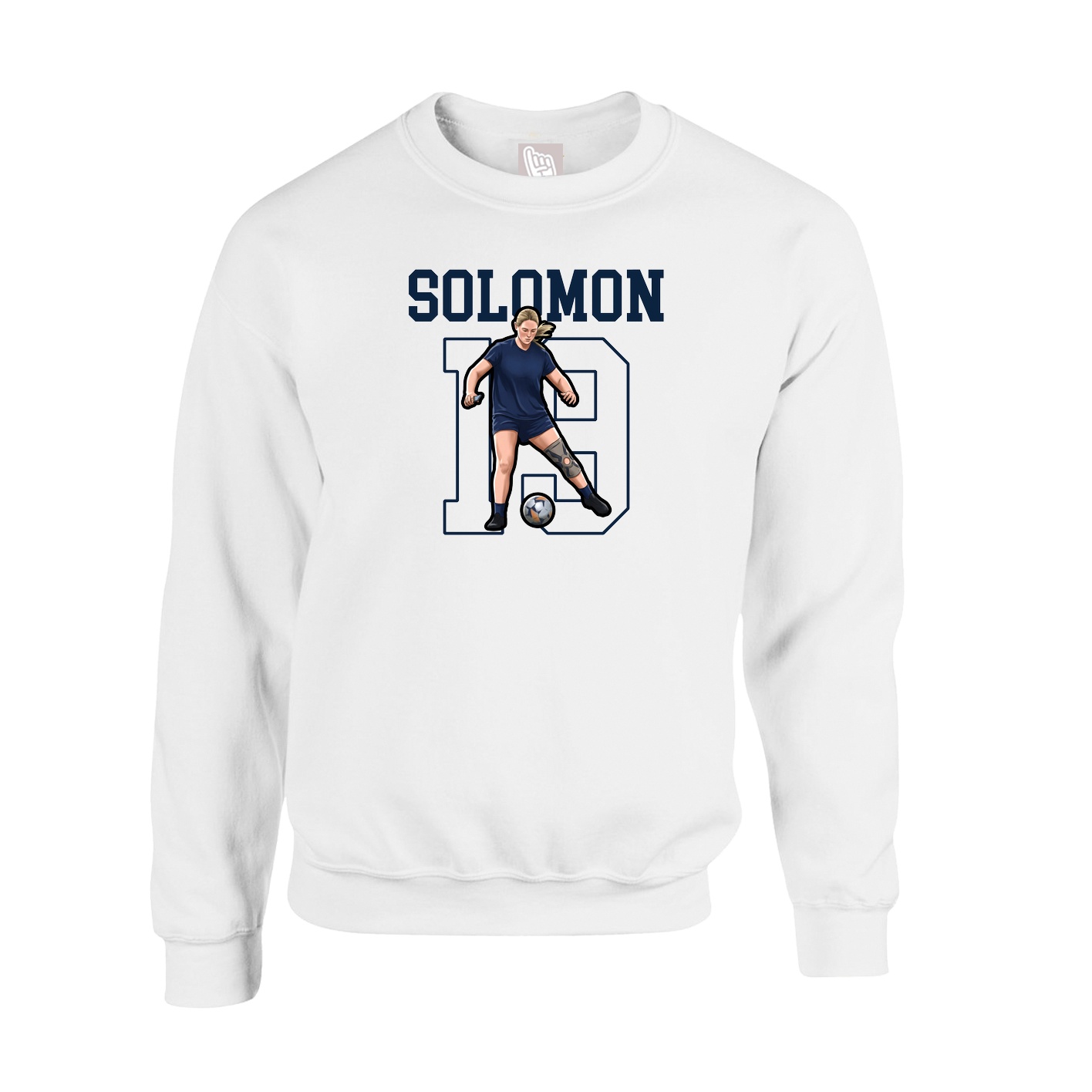 Fleece Crew — Shirsey in White