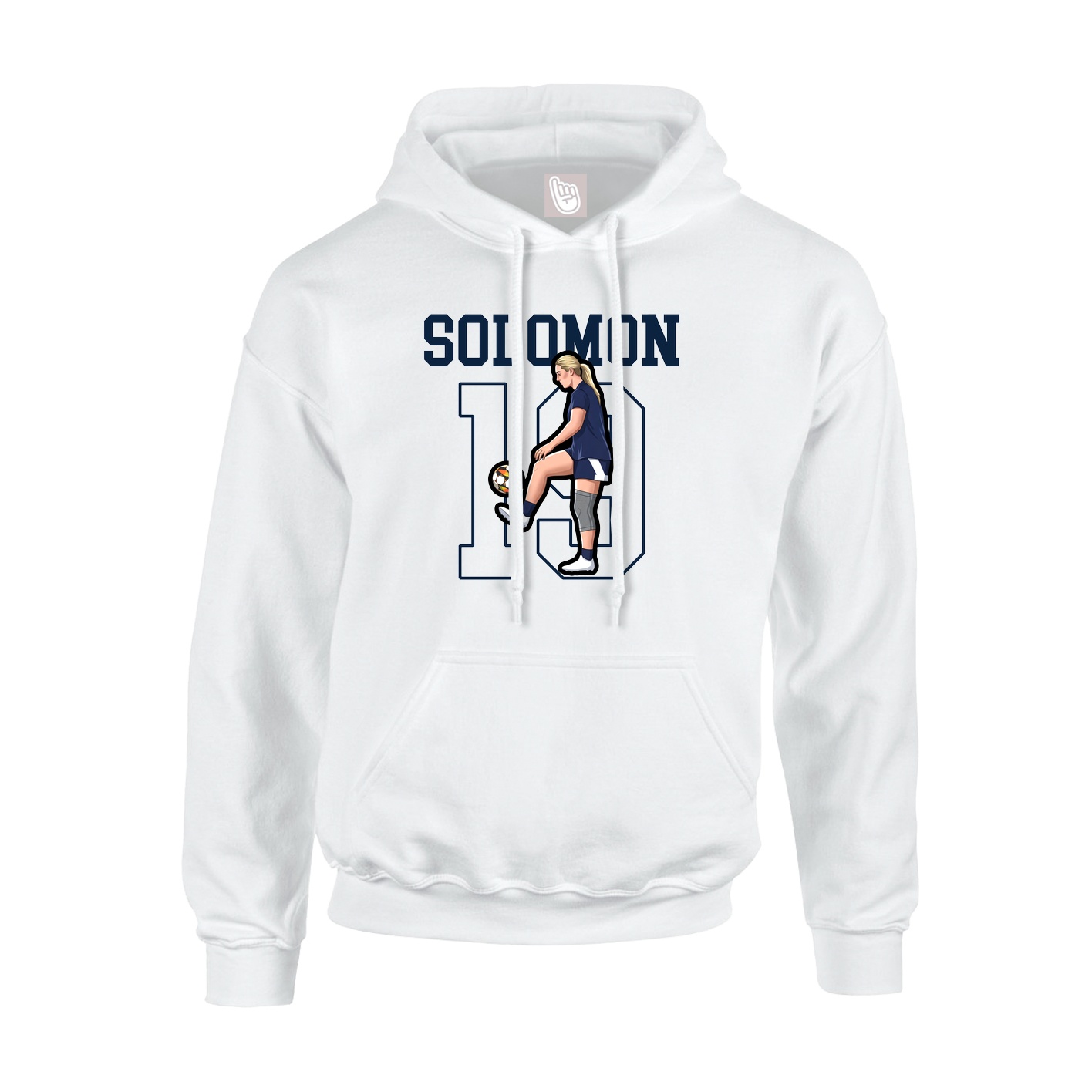 Hoodie — Shirsey in White