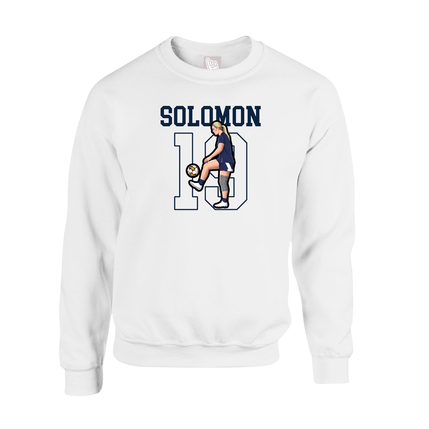 Fleece Crew — Shirsey in White