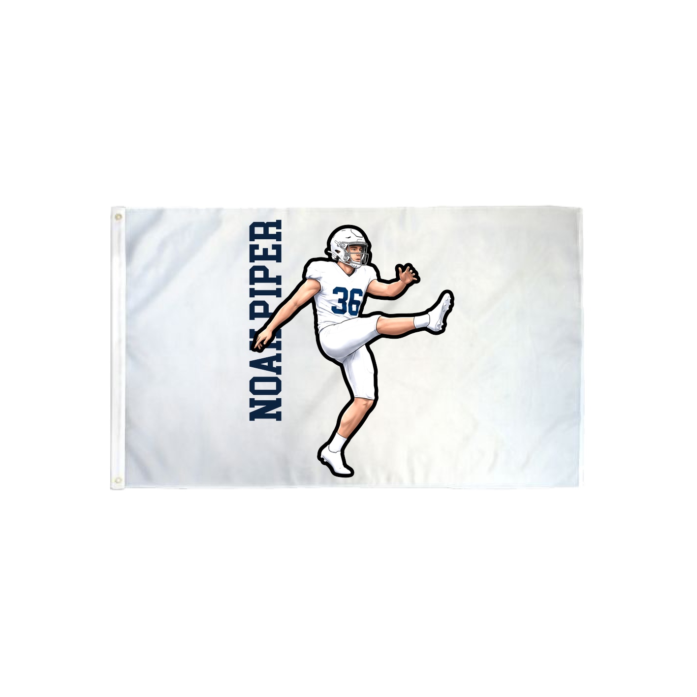 3x5 Flag — Name Vertical in Classic