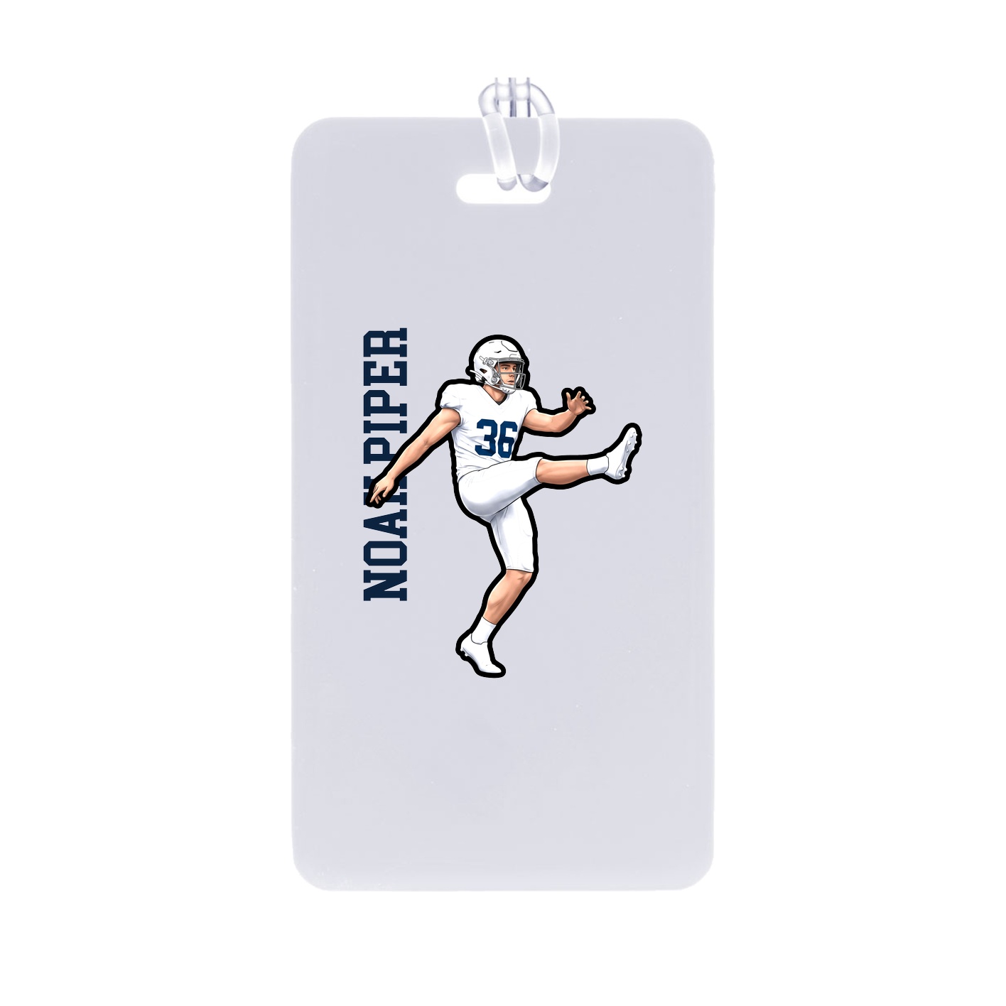 Bag Tag — Name Vertical in Classic