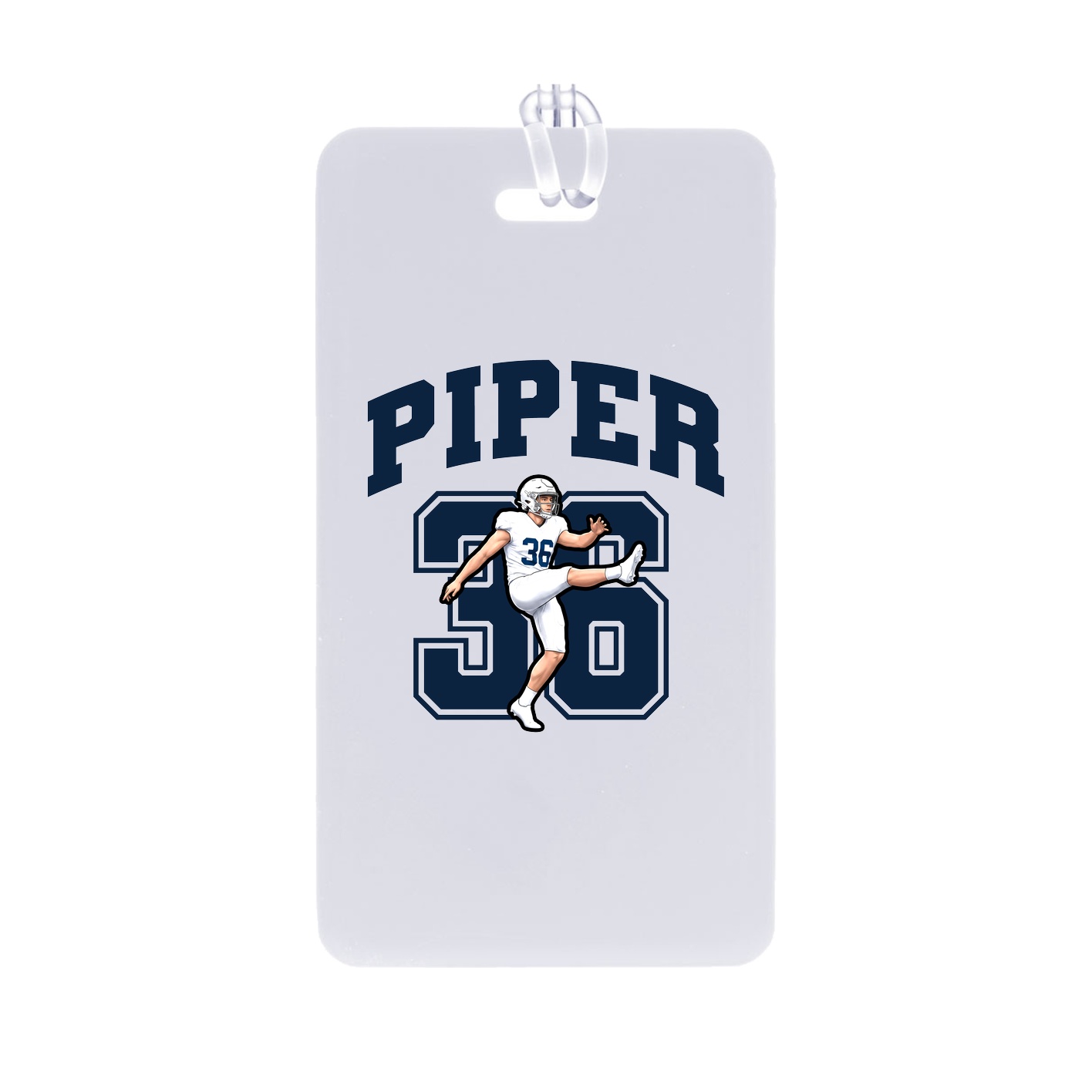 Bag Tag — Number in Classic