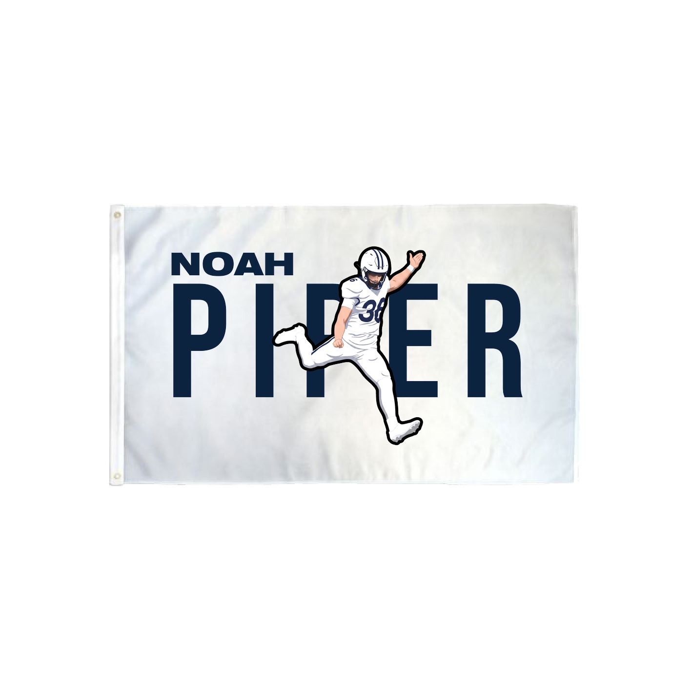 3x5 Flag — Player Name in Classic